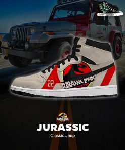 Jurassic Park Classic Jeep Air Jordan 1 Sneaker