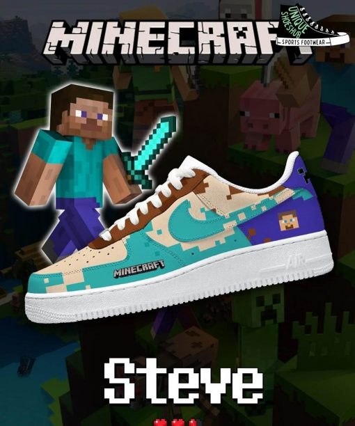 MINECRAFT New Collection All Characters Air Force 1 Sneaker