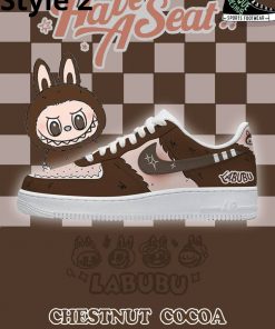 Labubu Chestnut Cocoa Custom Air Force 1 Sneaker