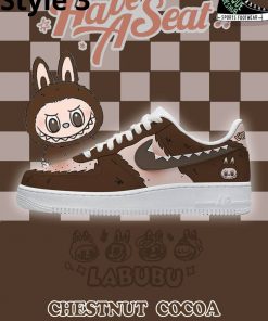 Labubu Chestnut Cocoa Custom Air Force 1 Sneaker