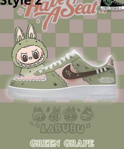 Labubu Green Grape Custom Air Force 1 Sneaker