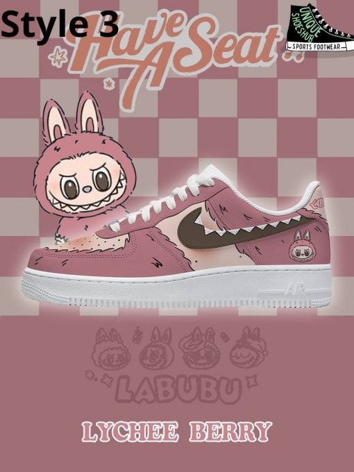 Labubu Lychee Berry Custom Air Force 1 Sneaker