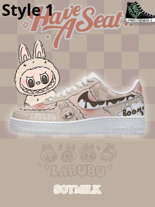 Labubu Soymilk Custom Air Force 1 Sneaker