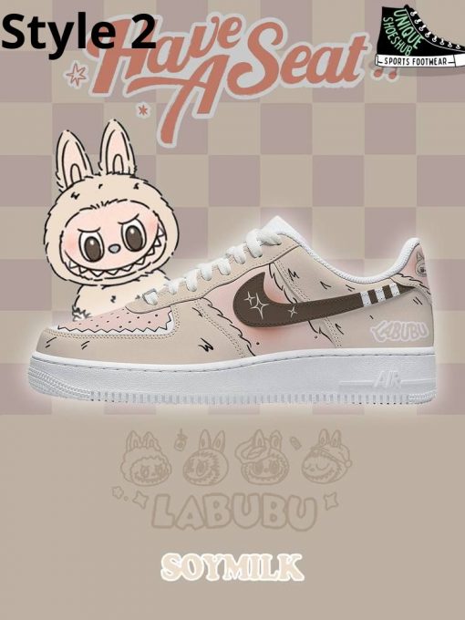 Labubu Soymilk Custom Air Force 1 Sneaker