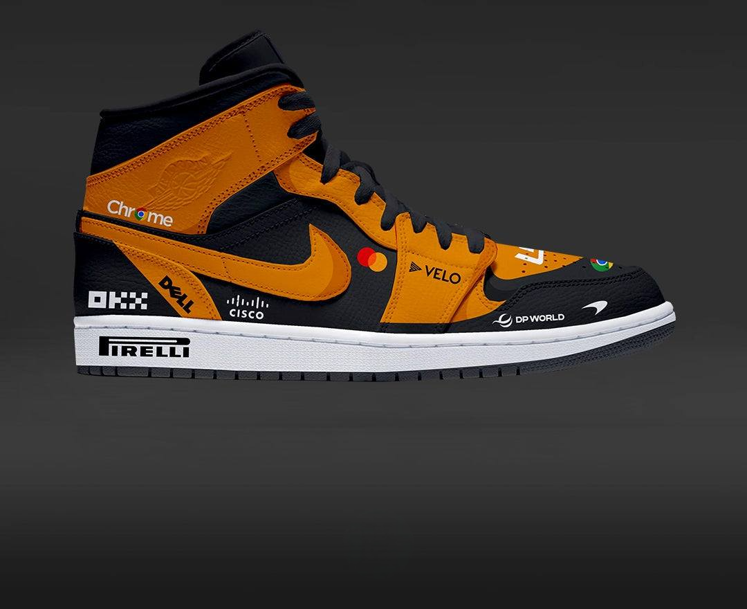 McLaren Racing F1 2025 Special Air Jordan 1 Sneaker 1 Unleash the Pace: A Deep Dive into the Concept McLaren Racing F1 2025 Special Air Jordan 1 Sneaker 👟🏁