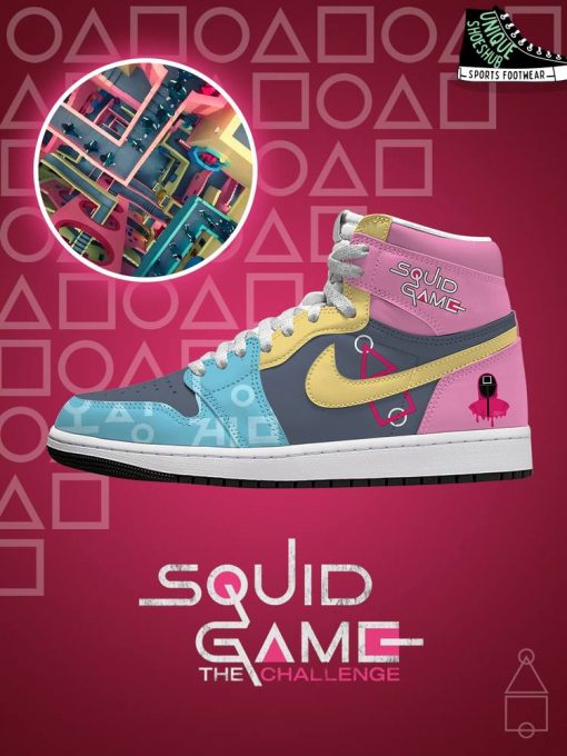 Squid Game Crazy Stairs Special Air Jordan 1 Sneaker