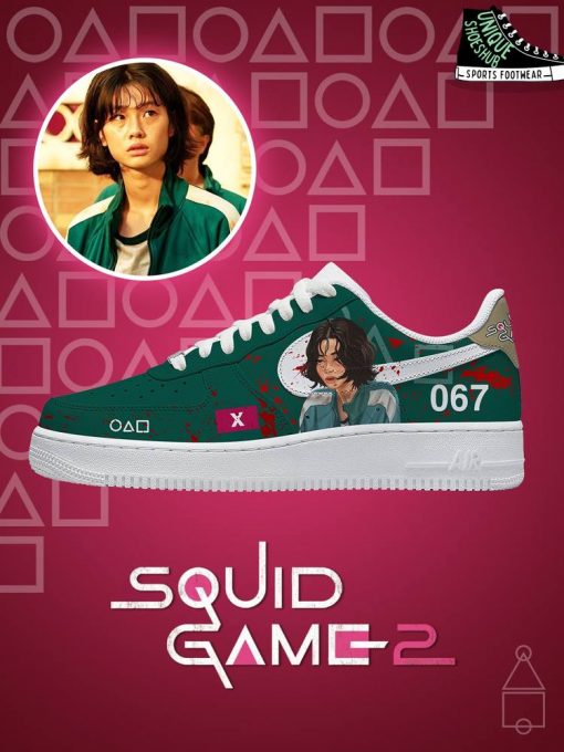 Squid Game Kang Sae-byeok Special Air Force 1 Sneaker