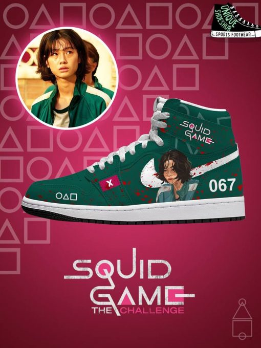 Squid Game Kang Sae-byeok Special Air Jordan 1 Sneaker