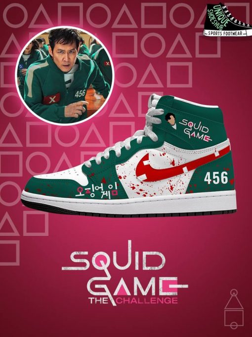 Squid Game Player 456 Special Air Jordan 1 Sneaker