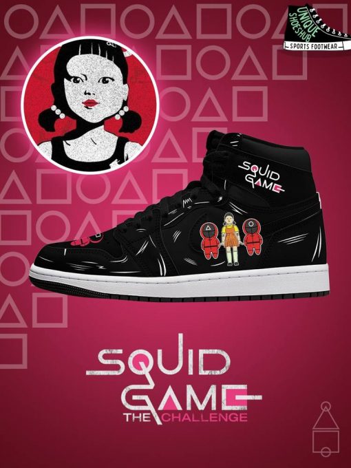 Squid Game Young-hee Special Black Air Jordan 1 Sneaker