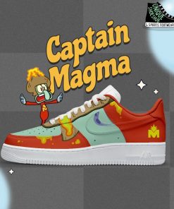 Captain Magma x Encyclopedia SpongeBobia Special Air Force 1 Shoes