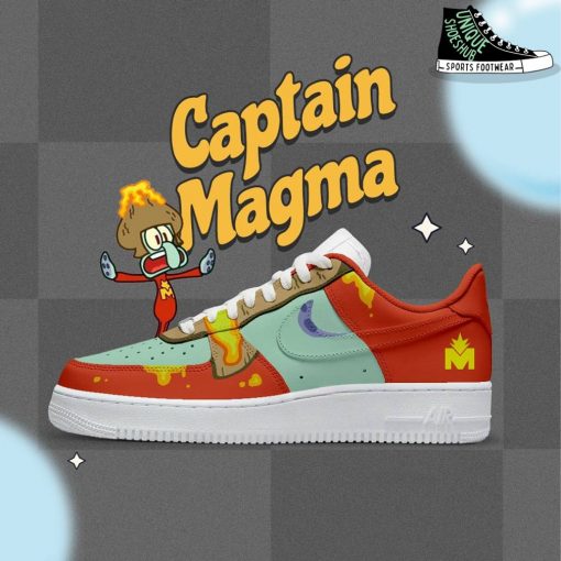 Captain Magma x Encyclopedia SpongeBobia Special Air Force 1 Shoes