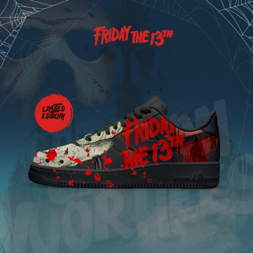 Friday The 13th Jason Voorhees Limited Edition Air Force 1 Sneaker