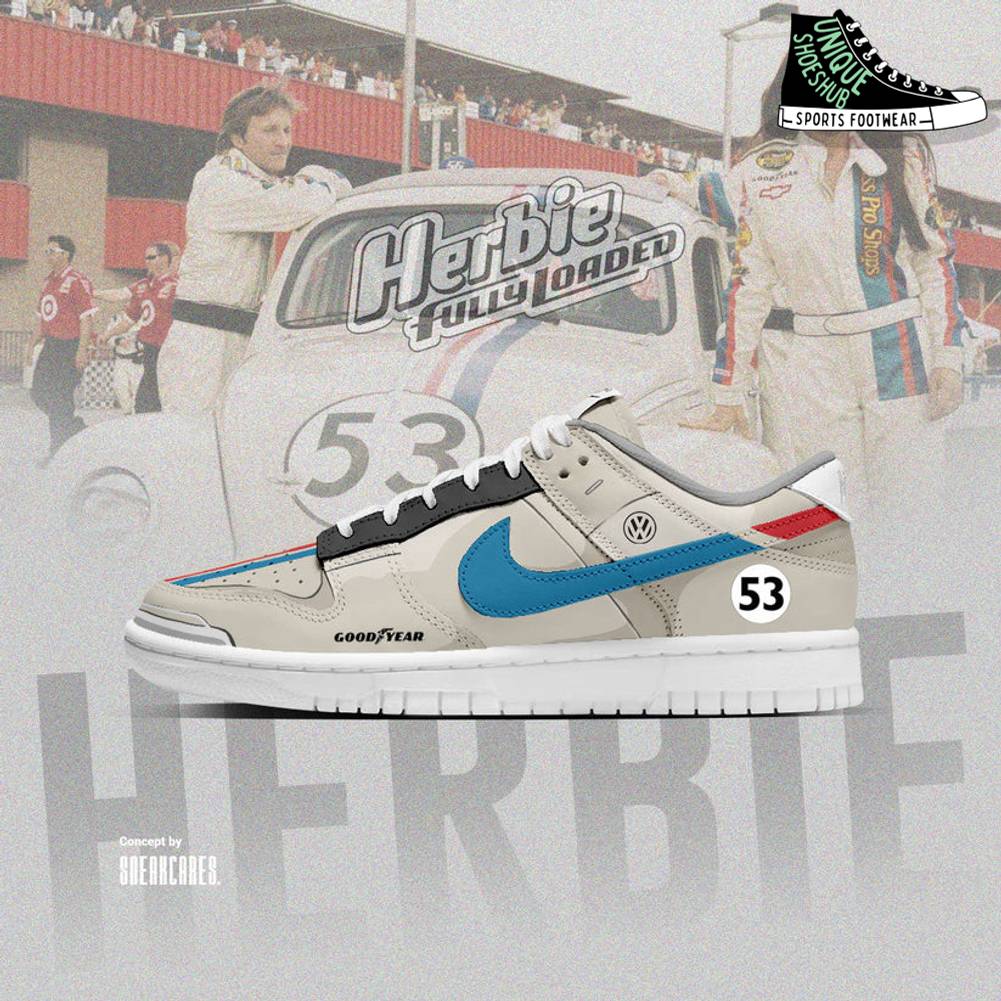 Herbie Fully Loaded Racing Dunk Sneaker Herbie Fully Loaded Racing Dunk Sneaker