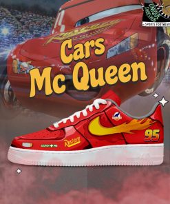 Lightning McQueen x Cars Limited Edition Special Air Force 1 Shoes