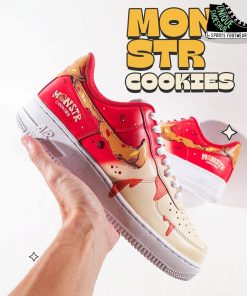 MONSTR COOKIES Special Air Force 1 Shoes