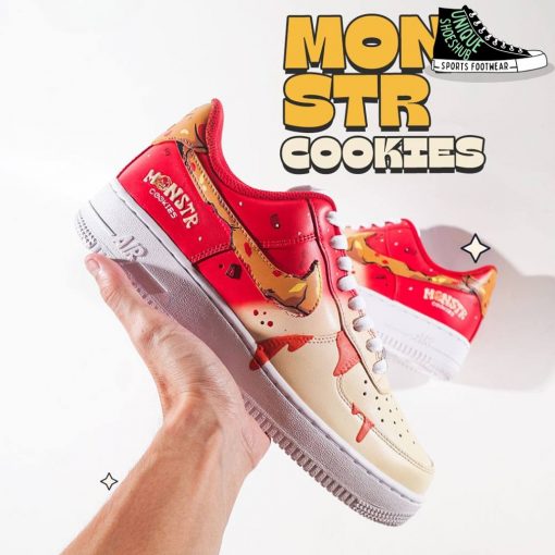MONSTR COOKIES Special Air Force 1 Shoes