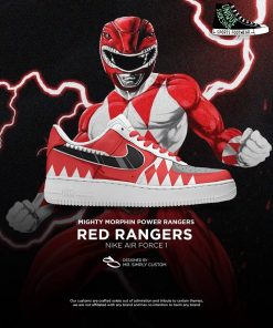 Mighty Morphin Power Rangers Special Edition Air Force 1 Sneaker