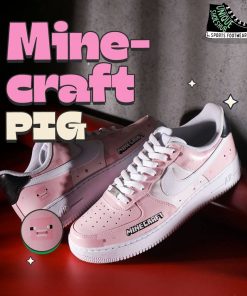 Minecraft PIG 2025 Pink Special Air Force 1 Shoes