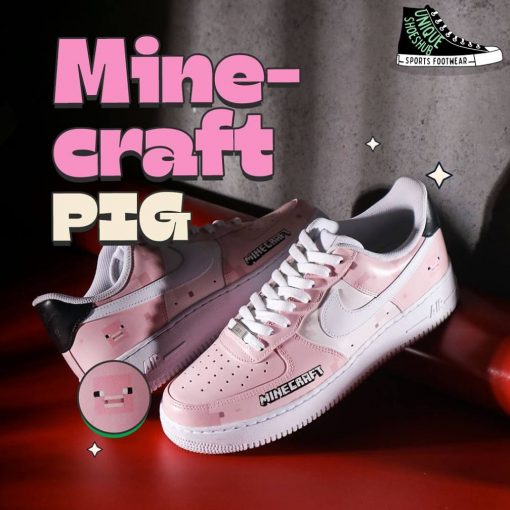 Minecraft – PIG 2025 Pink Special Air Force 1 Shoes