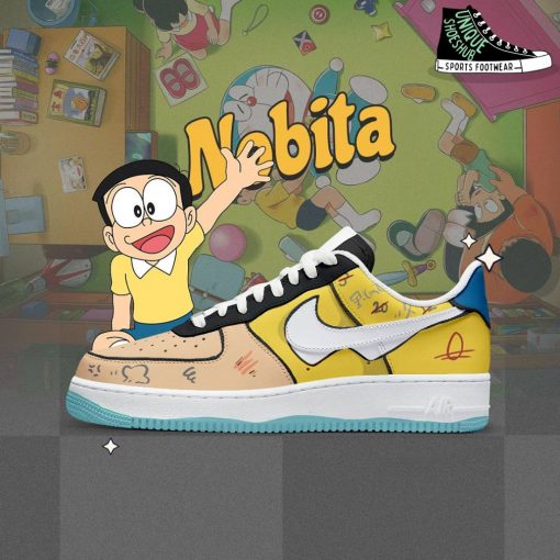 Nobita x Doraemon Limited Edition Special Air Force 1 Shoes