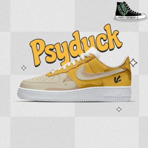 Psyduck x Pokemon Limited Edition Special Air Force 1 Shoes