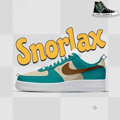 Snorlax Pokemon Limited Edition Special Air Force 1 Shoes