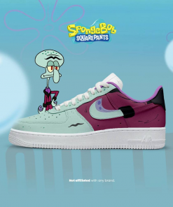 Spongebob Squarepants Squilliam Fancyson Special Edition Air Force 1 Sneaker
