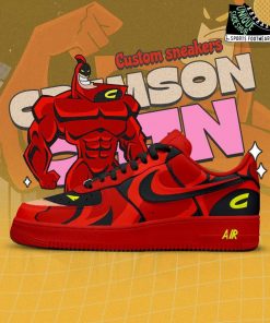 The Fairly OddParents x Crimson Chin 2025 Special Air Force 1 Shoes